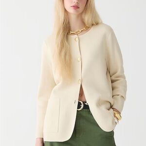 J. Crew Wool Blend Gisele Sweater Blazer Size Small